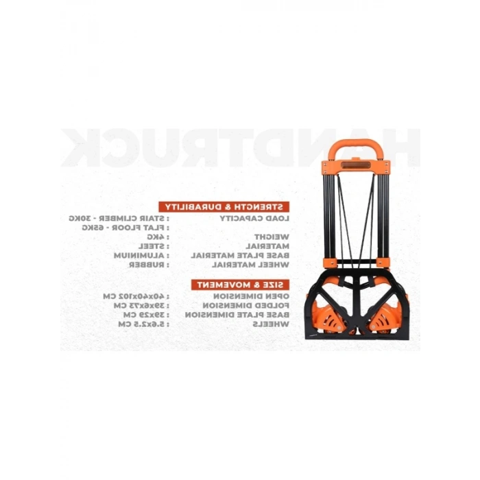 Katlanır El Arabası | Merdiven Çıkabilen Model