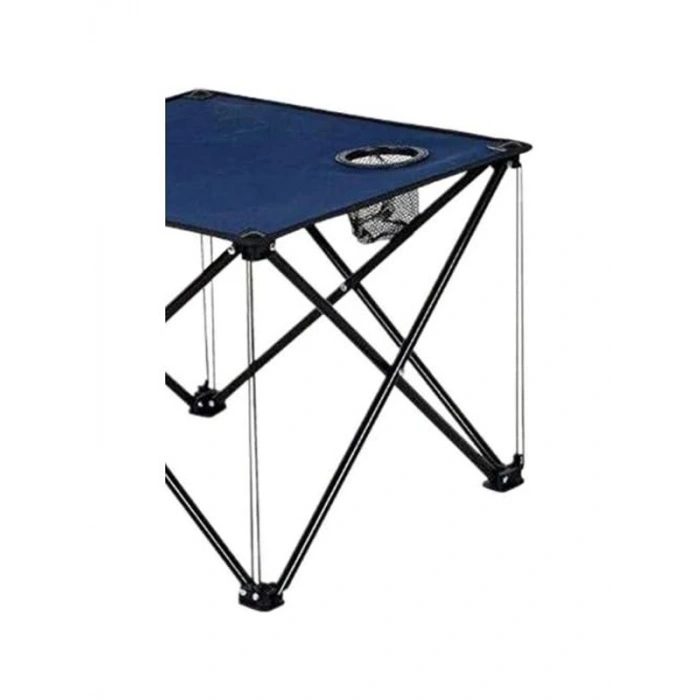 Katlanır Kamp Masası - Lacivert Renk, 47 cm Taşınabilir Boyut