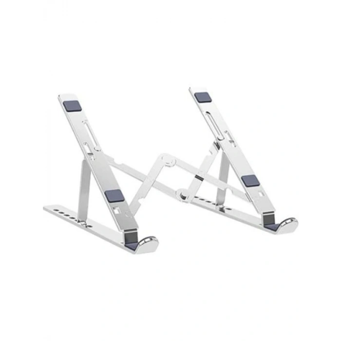 Katlanır Laptop ve Tablet Standı, Siyah Ergonomik Tasarım