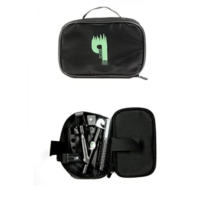 Katlanır Multitool Seti: Kürek, Balta, Bıçak, Testere ve Çekiç