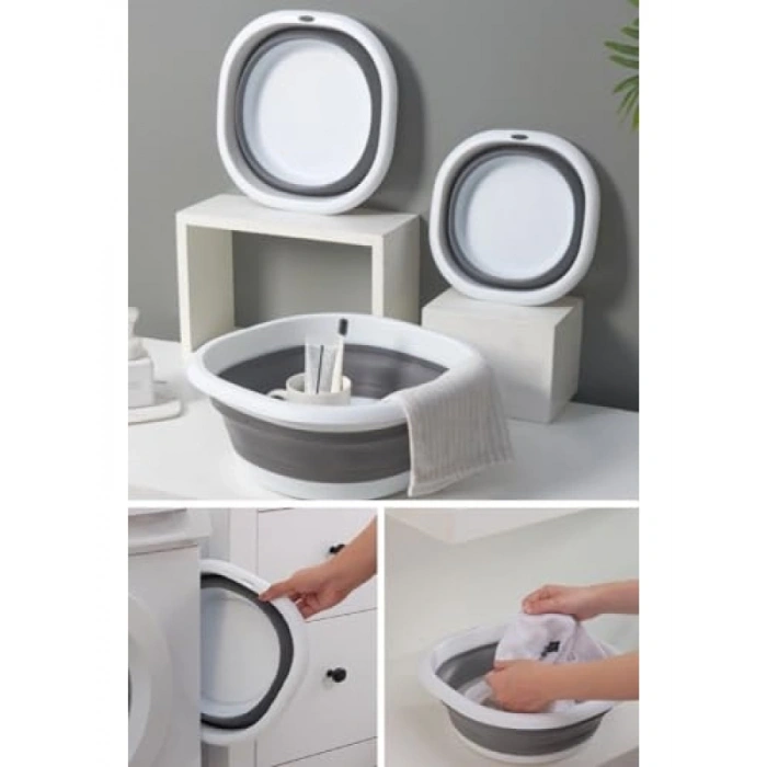 Katlanır Silikon Badya 10 Litre Kapasite