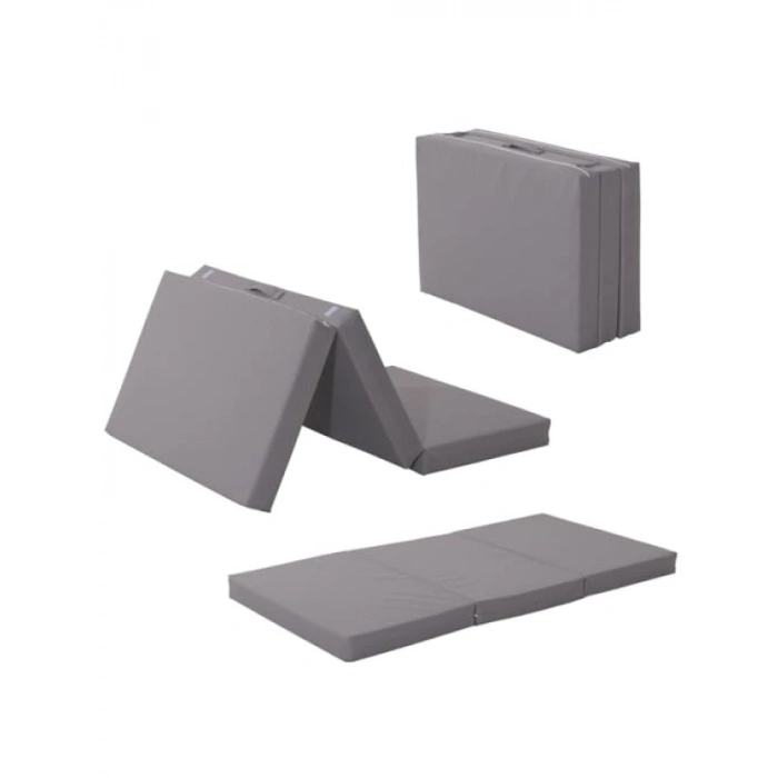 Katlanır Su Geçirmez Tek Kişilik Ortopedik Yatak (80x190 cm)