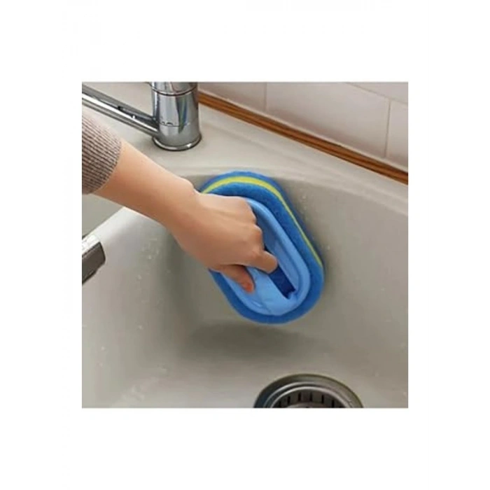 Katlı Sünger Fırça, Mutfak ve Banyo için Pratik Kullanım