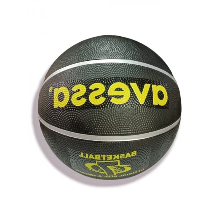 Kauçuk Basketbol Topu - 7 No, 530 Gr, Siyah