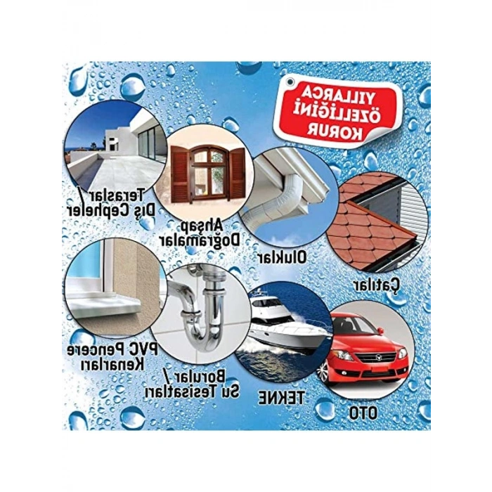 Kauçuk Kaplama Sprey, Şeffaf 400 Gr, Su Yalıtımı İçin