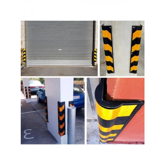 Kauçuk Kolon Koruyucu, Otopark Kolonları İçin Oval Koruma Tasarımı