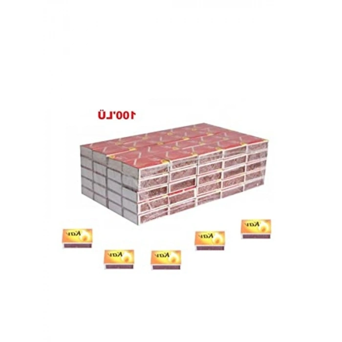 Kav Kibrit, 100lü Paket ile Pratik Kullanım ve Dayanıklılık