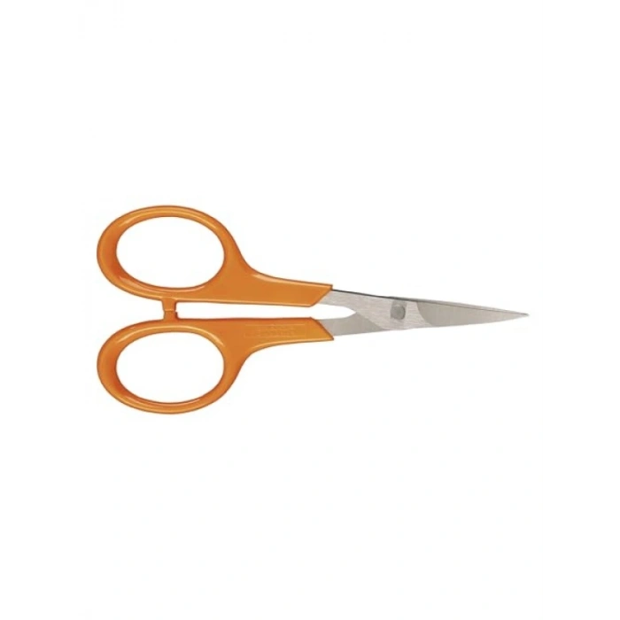 Kavisli Bıçaklı Manikür/Nakış Makası - 10 cm Uzunluk, Paslanmaz Çelik