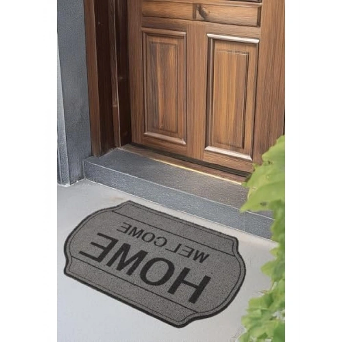 Kaydırmaz Dekoratif Kapı Önü Paspas - 61x40 cm