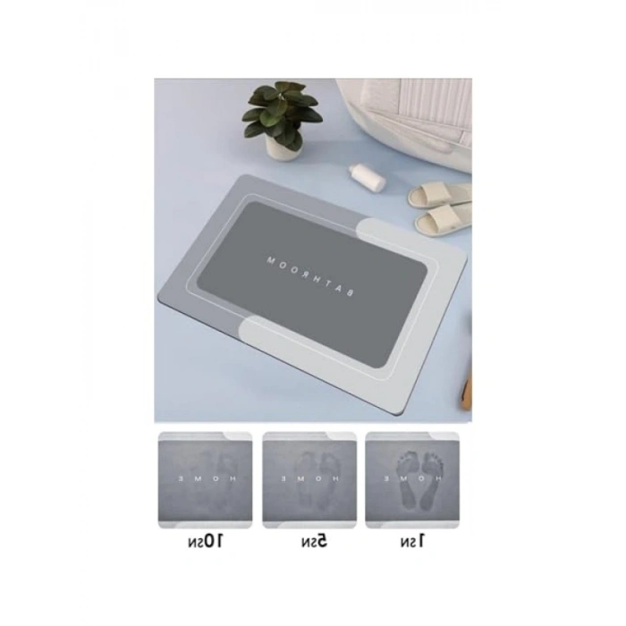 Kaydırmaz Deri Taban Banyo Paspası (60x40 cm)