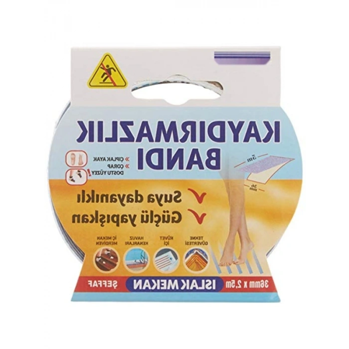 Kaydırmaz Islak Mekan Bandı, 36mmx2.5, Şeffaf