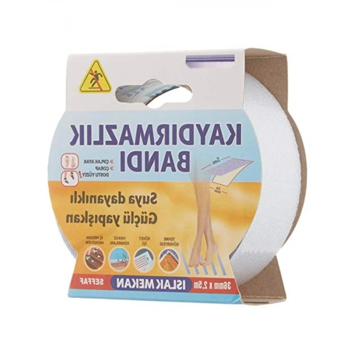 Kaydırmaz Islak Mekan Bandı, 36mmx2.5, Şeffaf