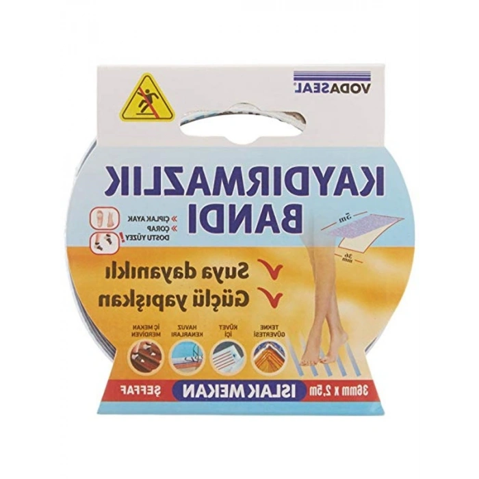Kaydırmaz Mekan Kaydırmazlık Bandı, 36mm x 2.5, Şeffaf