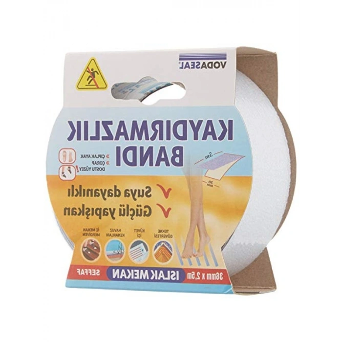 Kaydırmaz Mekan Kaydırmazlık Bandı, 36mm x 2.5, Şeffaf