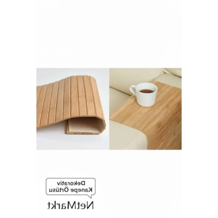 Kaydırmaz Tabanlı Lüks Bambu Paspas, 45x70 cm