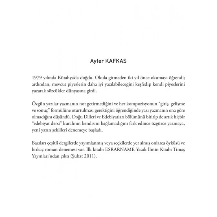 Kayıp Ruhun Zindanı: Esrarname 2 - Ayfer Kafkas