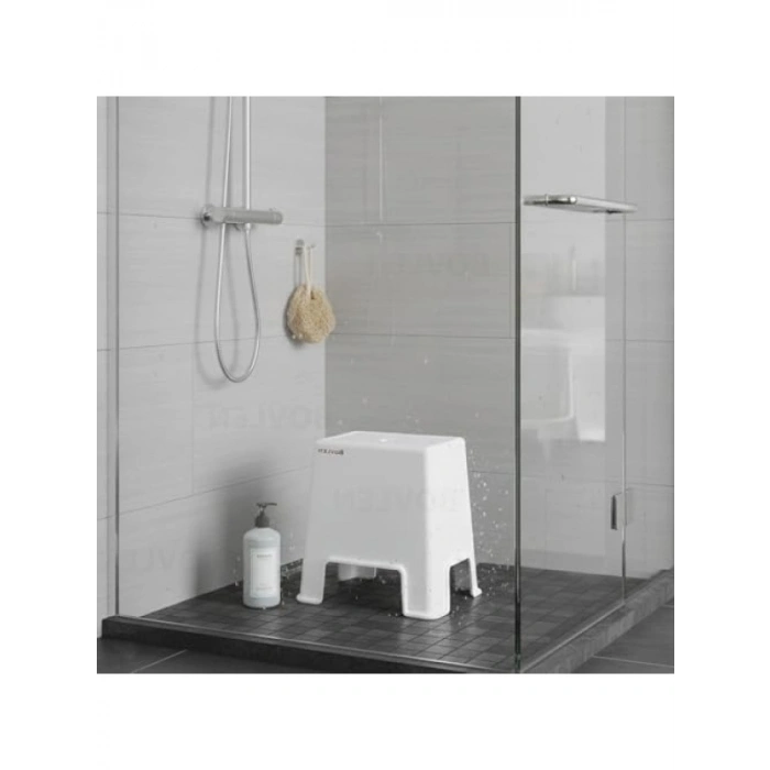 Kaymaz Banyo Taburesi - 150 kg Taşıma Kapasiteli Sert Plastik