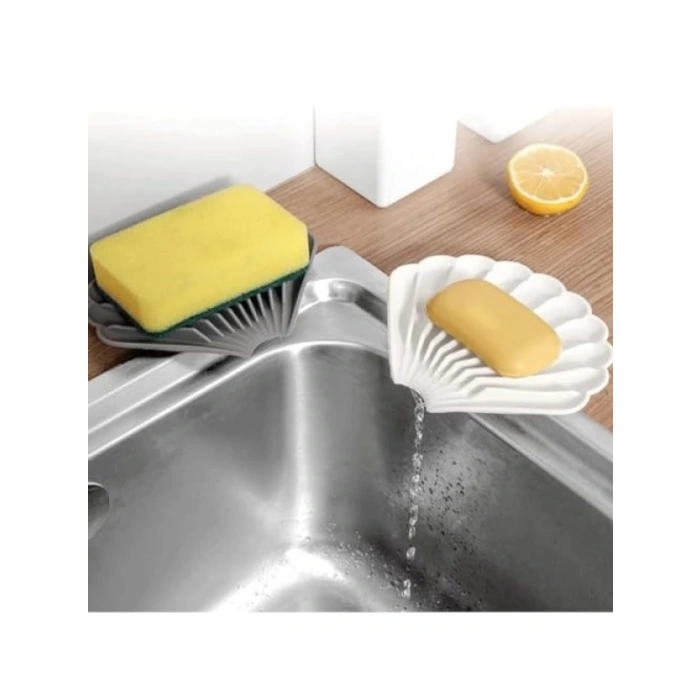 Kaymaz İstiridye Şekilli Silikon Sabunluk