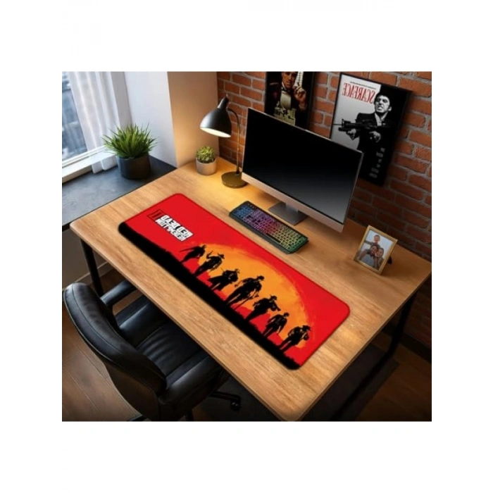Kaymaz Oyun Klavye Mouse Pad - 70x30 cm