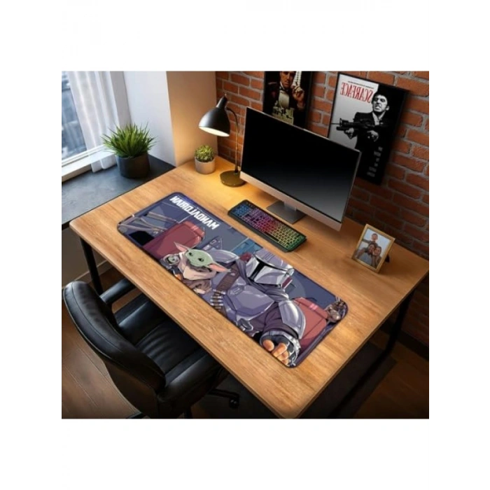 Kaymaz Oyun Klavye Mouse Pad, 70x30 cm
