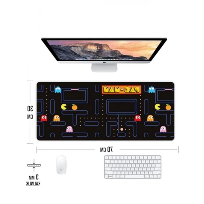 Kaymaz Oyun Klavye Mouse Pad, 70x30 cm