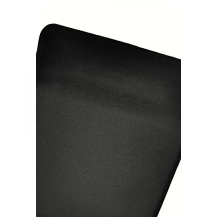 Kaymaz Tabanlı Bilek Destekli Bilgisayar Mouse Pad - Düz Siyah