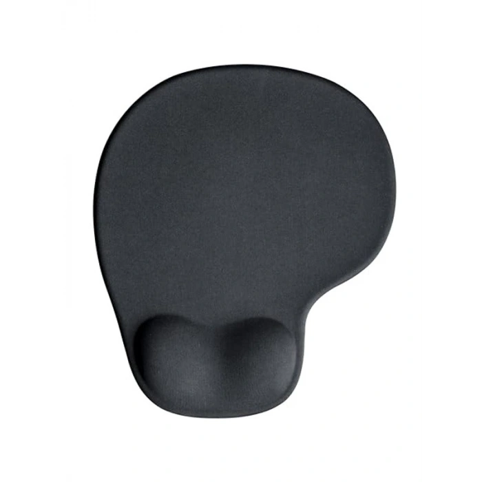Kaymaz Tabanlı Ergonomik Bilek Destekli Mouse Pad - Siyah