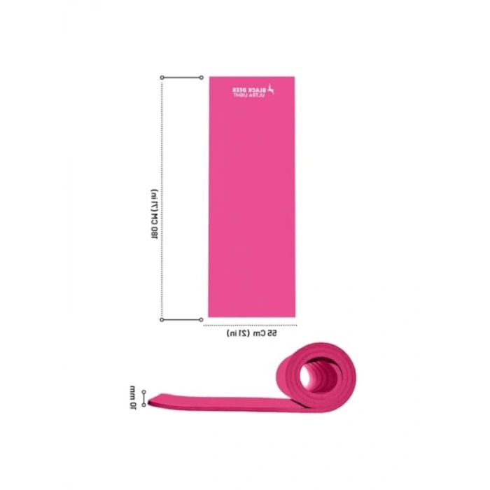 Kaymaz Tabanlı Pilates ve Kamp Matı - 180 x 55 cm