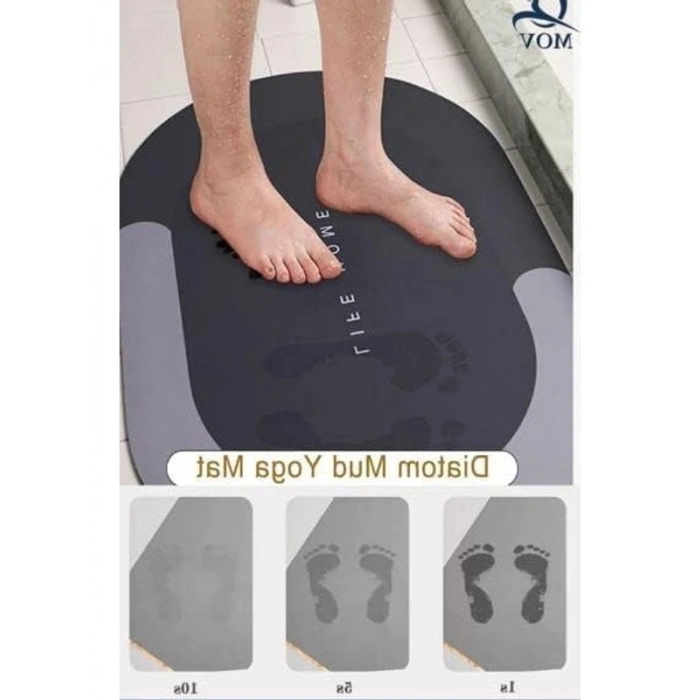 Kaymaz Tabanlı Sihirli Su Emici Banyo Paspası