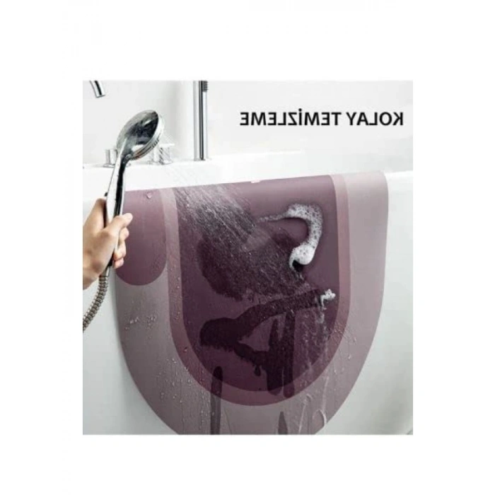 Kaymaz Tabanlı Su Emici Banyo Paspası - Sihirli Özellik