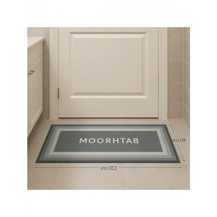 Kaymaz Tabanlı Su Emici Uzun Paspas - 40 x 120 cm