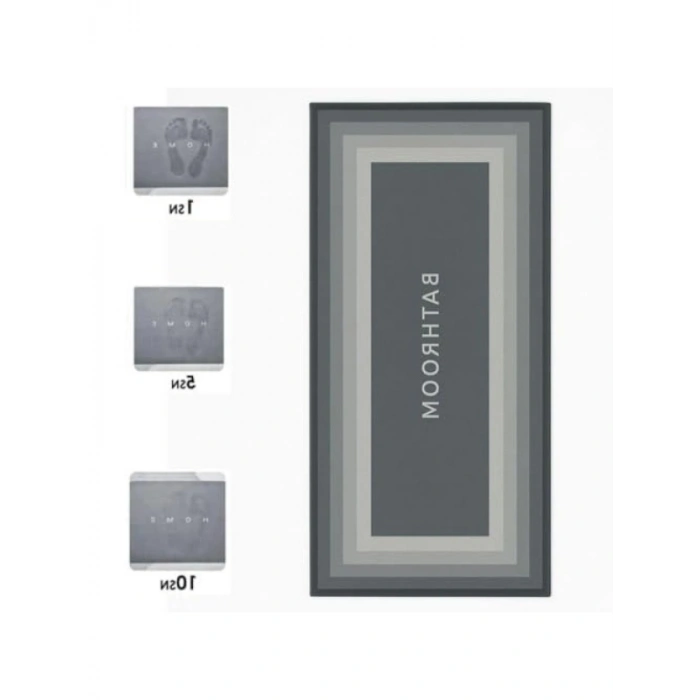 Kaymaz Tabanlı Su Emici Uzun Paspas - 40 x 120 cm