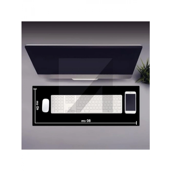 Kaymaz Tabanlı XL Gaming Mouse Pad, 80x40 cm