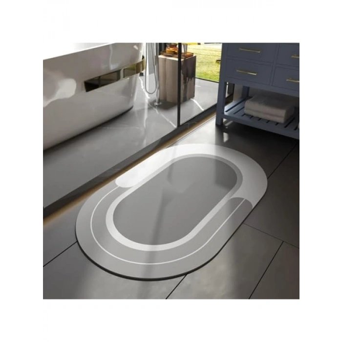 Kaymaz ve Süper Emici Banyo Paspası - 58 cm