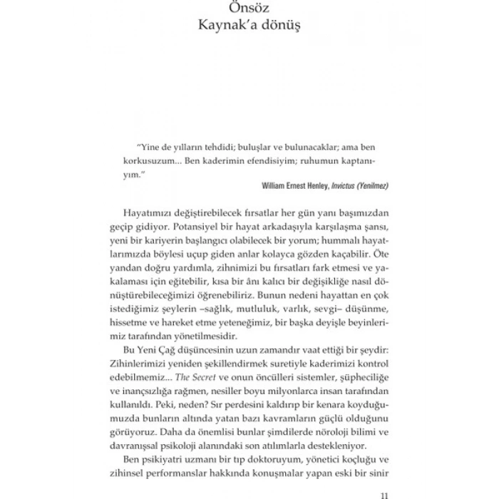 Kaynak: Beynin Bilimi, Evrenin Sırları - Tara Swart