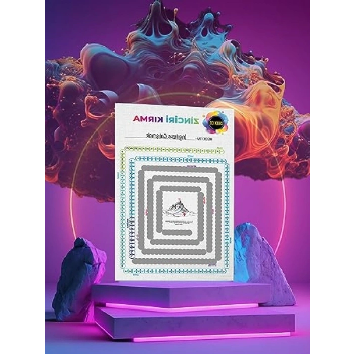 Kazı Kazan Hedef Poster - Kişisel Gelişim Aracı