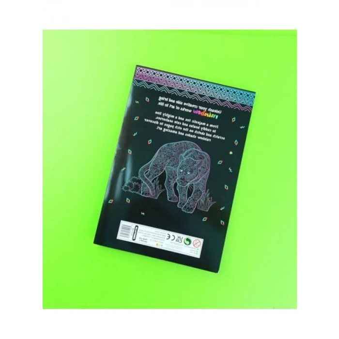 Kazımalı Boyama Seti - Eğlenceli Hayvan Desenleri