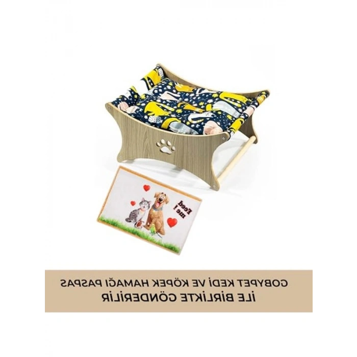 Kedi Hamağı ve Halısı, Lacivert Kedi Berjeri, Sallanan Sandalye