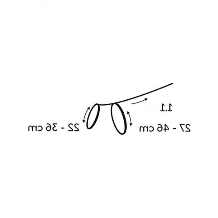 Kedi için 110 cm Uzatma ve Göğüs Tasma, Kırmızı