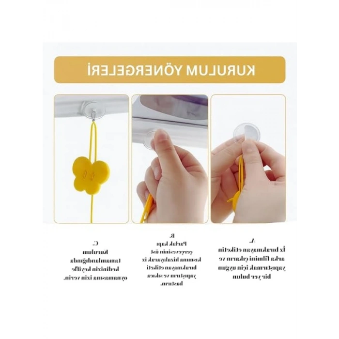 Kedi Kapı Oyuncağı Seti – Yaylı İpli ve Tüylü İnteraktif Oyun