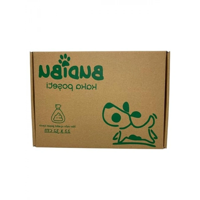 Kedi Köpek Kaka Poşeti Evcil Hayvan Dışkı Kaka Torbası 15 Rulo (225 Poşet) (Pembe)