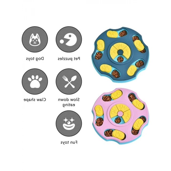 Yavaş Besleyici Kedi ve Köpek Mama Bulmaca Oyuncağı
