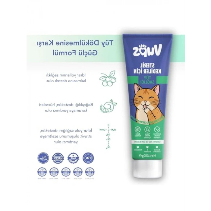 Kedi Malt Macunu, 3lü Bakım Seti, 3x100 gr, Tam Bakım İçin