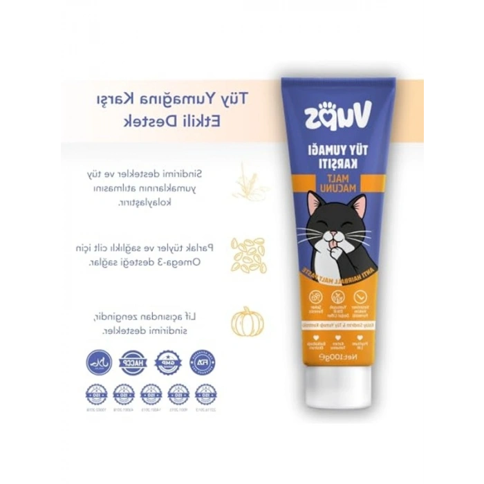 Kedi Malt Macunu, 3lü Bakım Seti, 3x100 gr, Tam Bakım İçin
