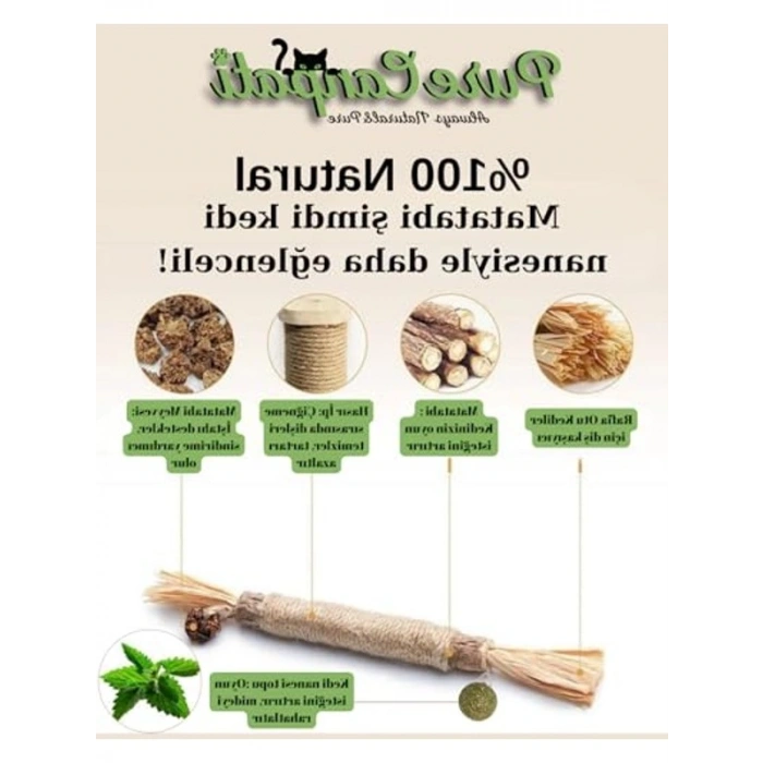 Kedi Naneli Matatabi Çubuğu, Doğal Diş Sağlığına Destek