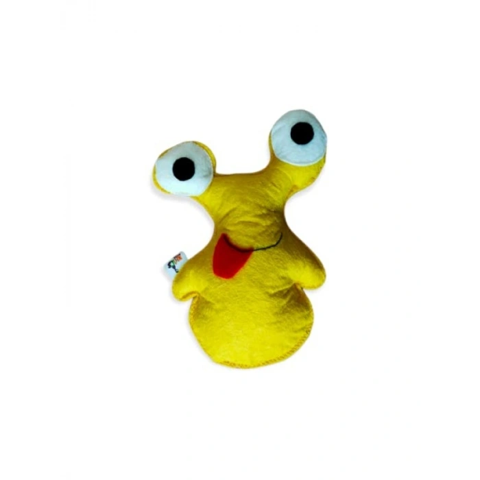 Kedi Naneli ve Zilli Oyun Yastığı - Sarı Uzaylı