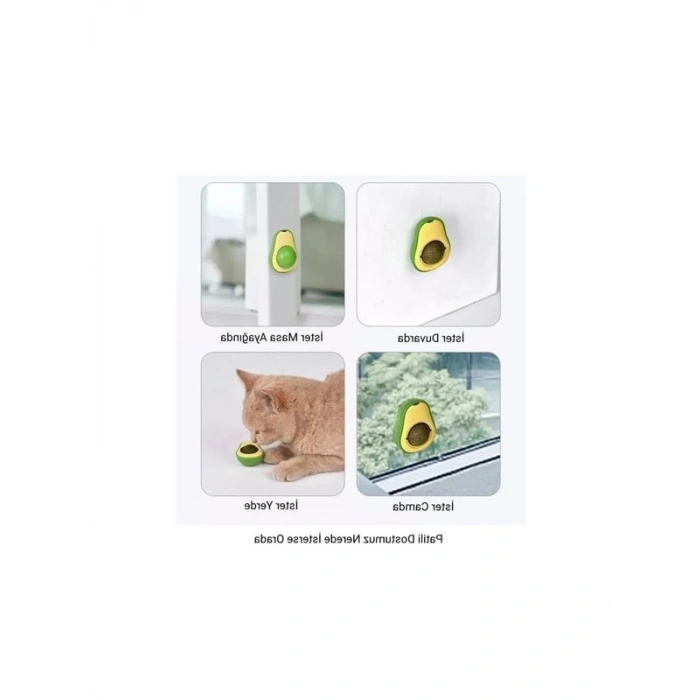 Kedi Nanesi Oyun Topu, Avakado Şeklinde Eğlenceli Oyuncağı