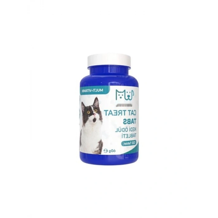 Kedi Ödül Tableti - Multi Vitamin İçeren Tüy Bakım Ürünü