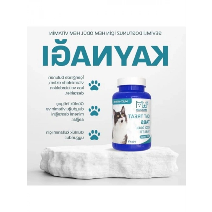 Kedi Ödül Tableti - Multi Vitamin İçeren Tüy Bakım Ürünü