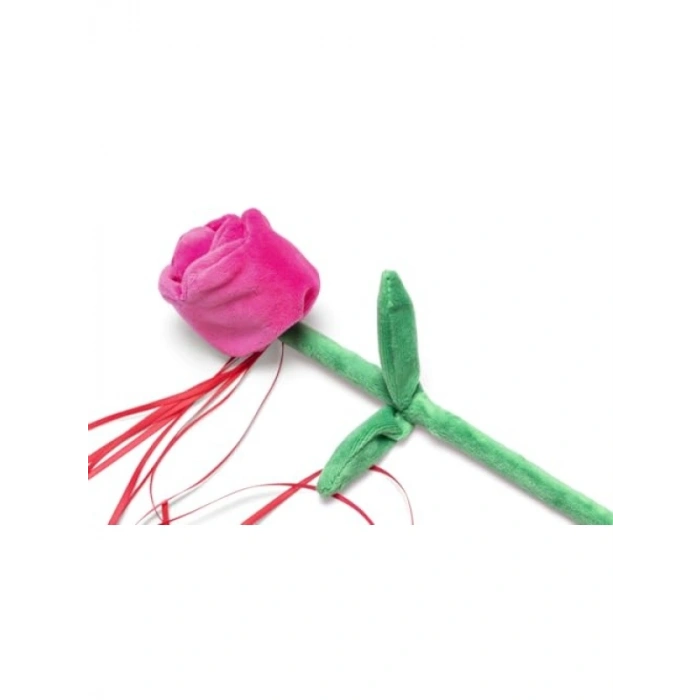 Kedi Oltası - Çiçek Şeklinde, Peluş ve Kurdeleli